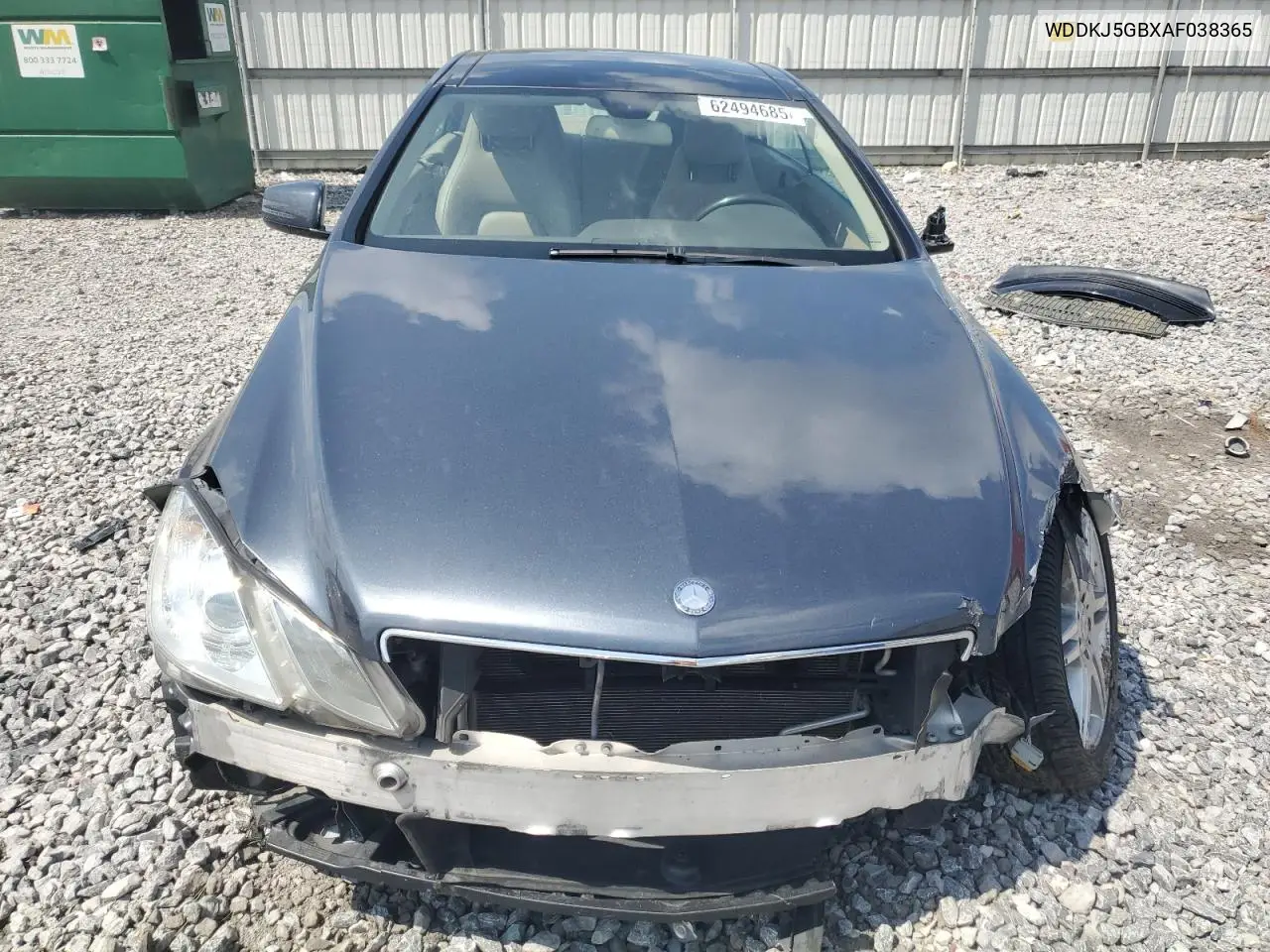 2010 Mercedes-Benz E 350 VIN: WDDKJ5GBXAF038365 Lot: 62494685
