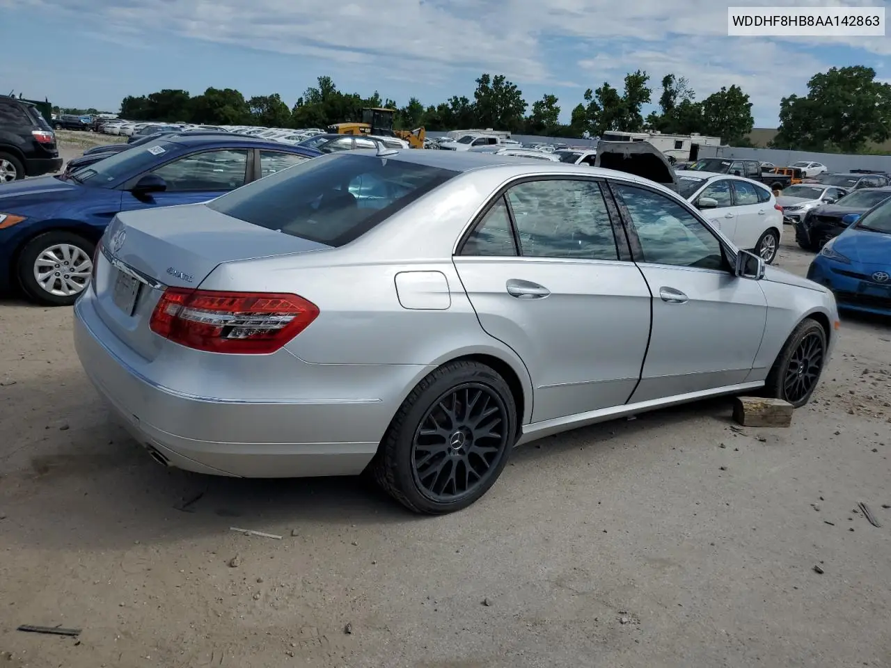 2010 Mercedes-Benz E 350 4Matic VIN: WDDHF8HB8AA142863 Lot: 62661475