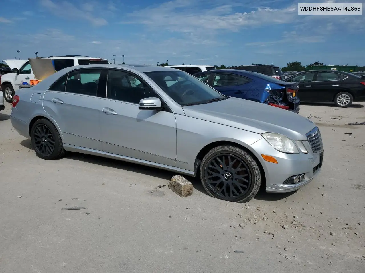 2010 Mercedes-Benz E 350 4Matic VIN: WDDHF8HB8AA142863 Lot: 62661475