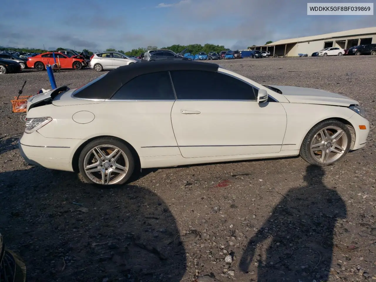 2011 Mercedes-Benz E 350 VIN: WDDKK5GF8BF039869 Lot: 54939565
