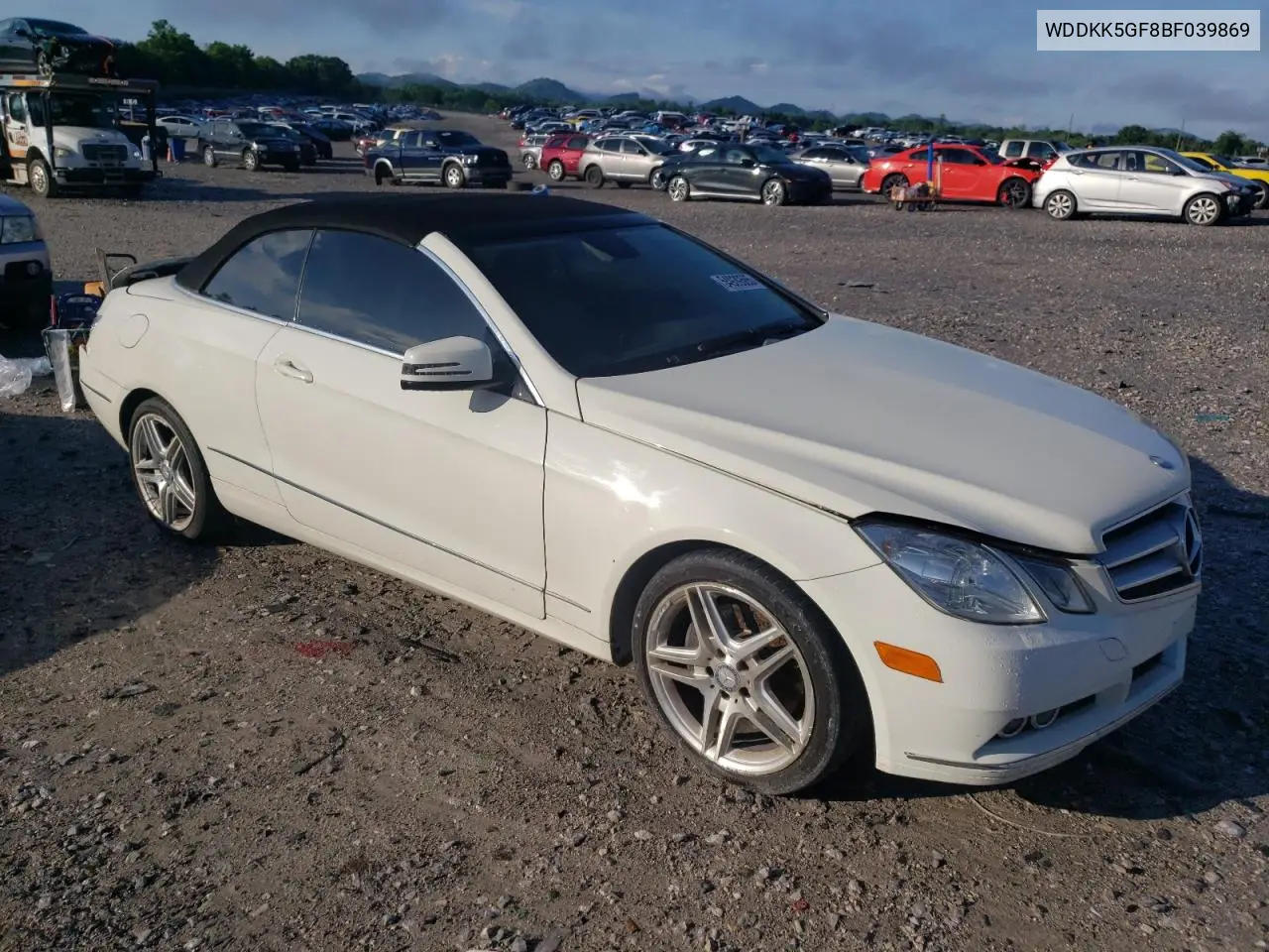 2011 Mercedes-Benz E 350 VIN: WDDKK5GF8BF039869 Lot: 54939565