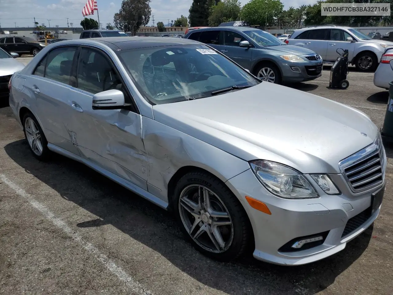 2011 Mercedes-Benz E 550 VIN: WDDHF7CB3BA327146 Lot: 55471855