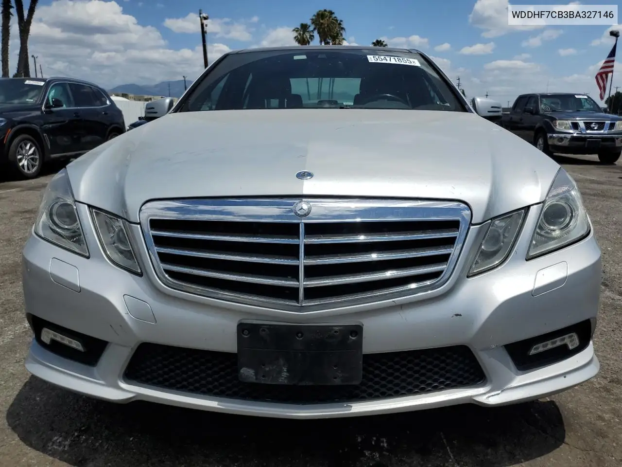 2011 Mercedes-Benz E 550 VIN: WDDHF7CB3BA327146 Lot: 55471855