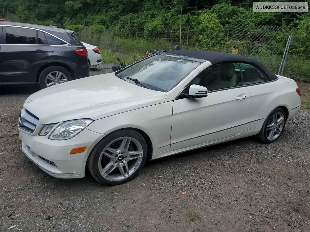 2011 Mercedes-Benz E 350 VIN: WDDKK5GF0BF038649 Lot: 62554295