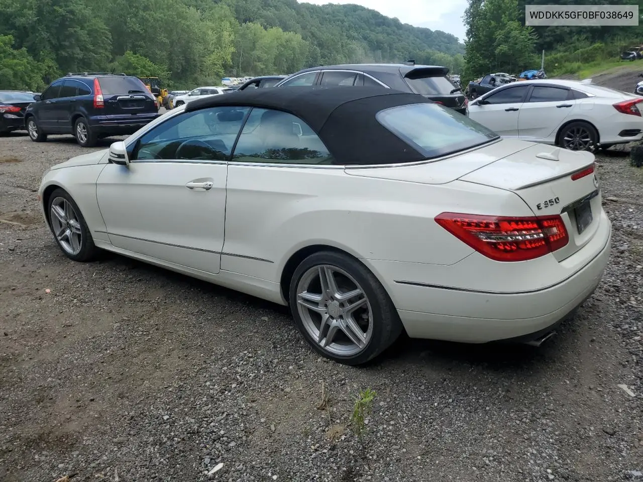 2011 Mercedes-Benz E 350 VIN: WDDKK5GF0BF038649 Lot: 62554295