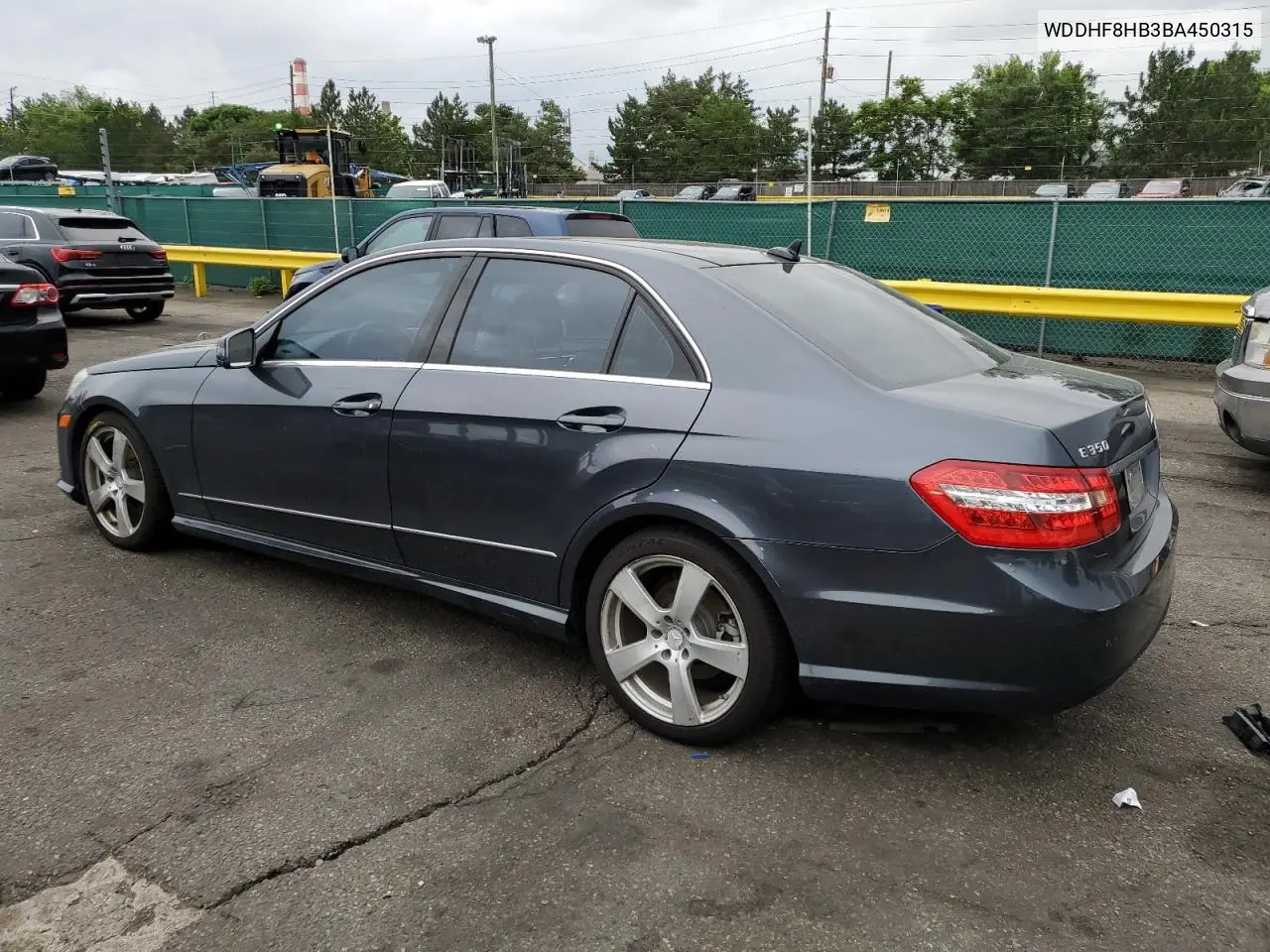 2011 Mercedes-Benz E 350 4Matic VIN: WDDHF8HB3BA450315 Lot: 63047425