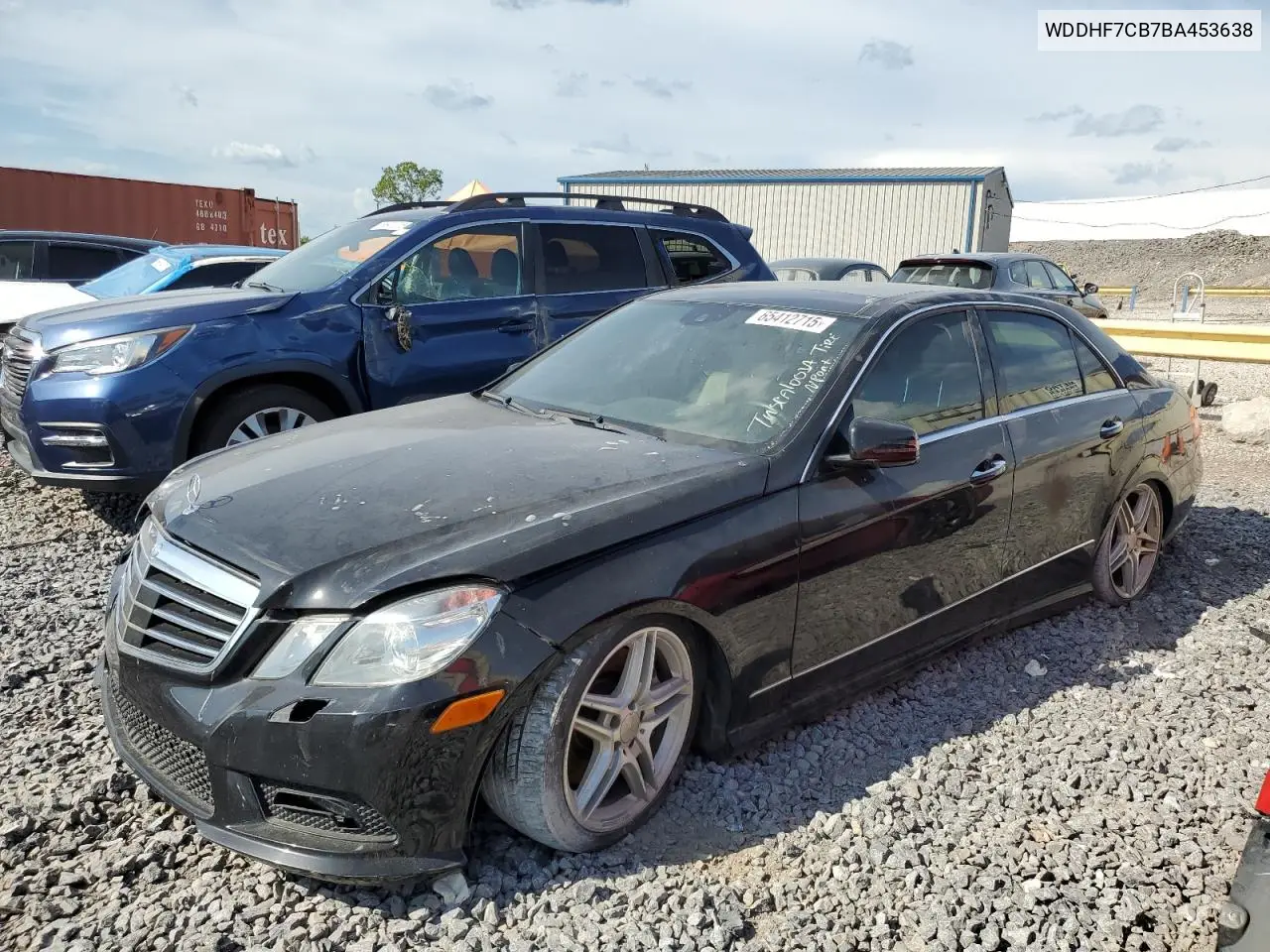 2011 Mercedes-Benz E 550 VIN: WDDHF7CB7BA453638 Lot: 65412715