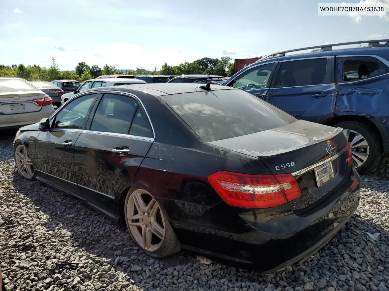 2011 Mercedes-Benz E 550 VIN: WDDHF7CB7BA453638 Lot: 65412715