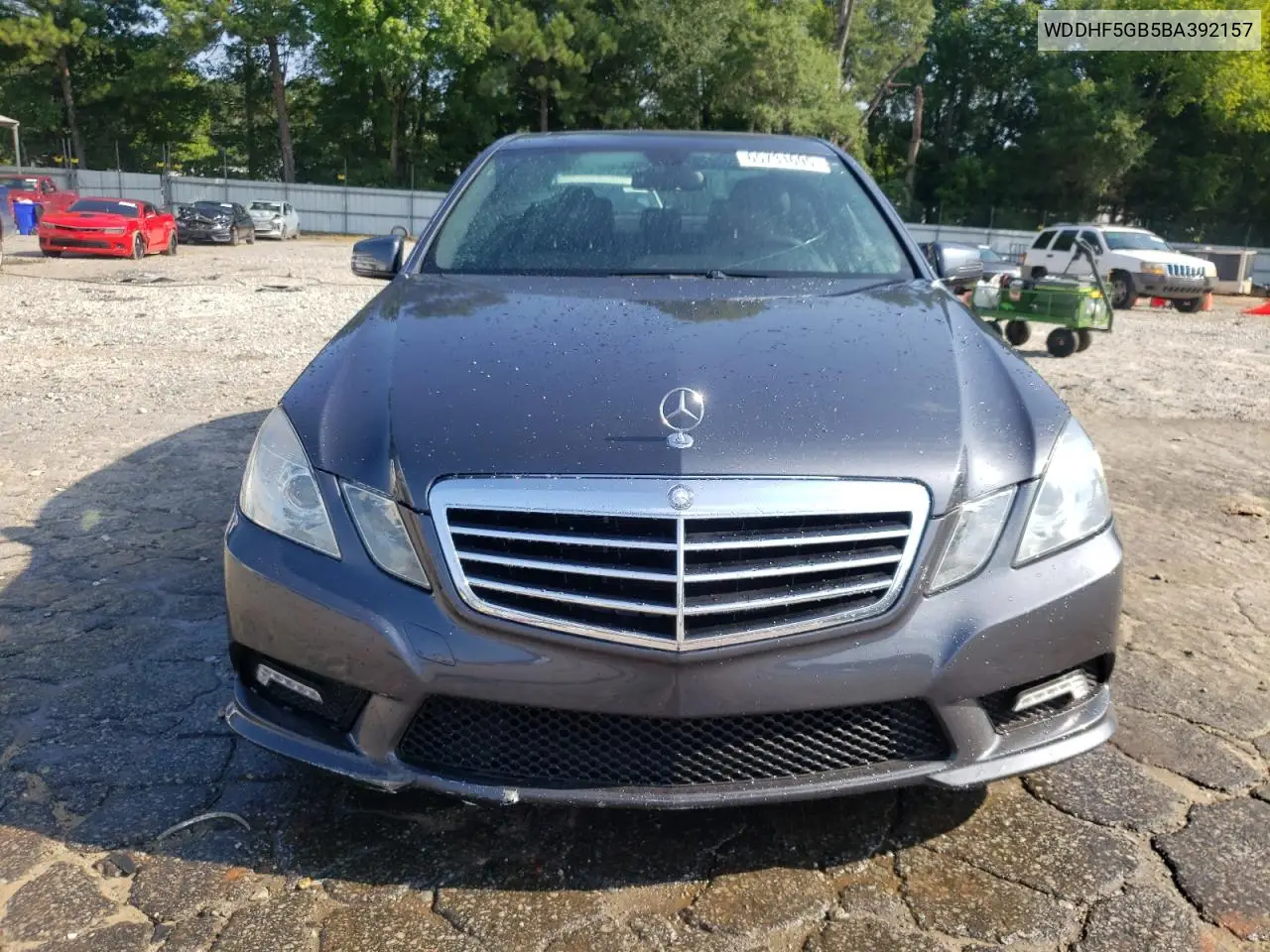 2011 Mercedes-Benz E 350 VIN: WDDHF5GB5BA392157 Lot: 65731695