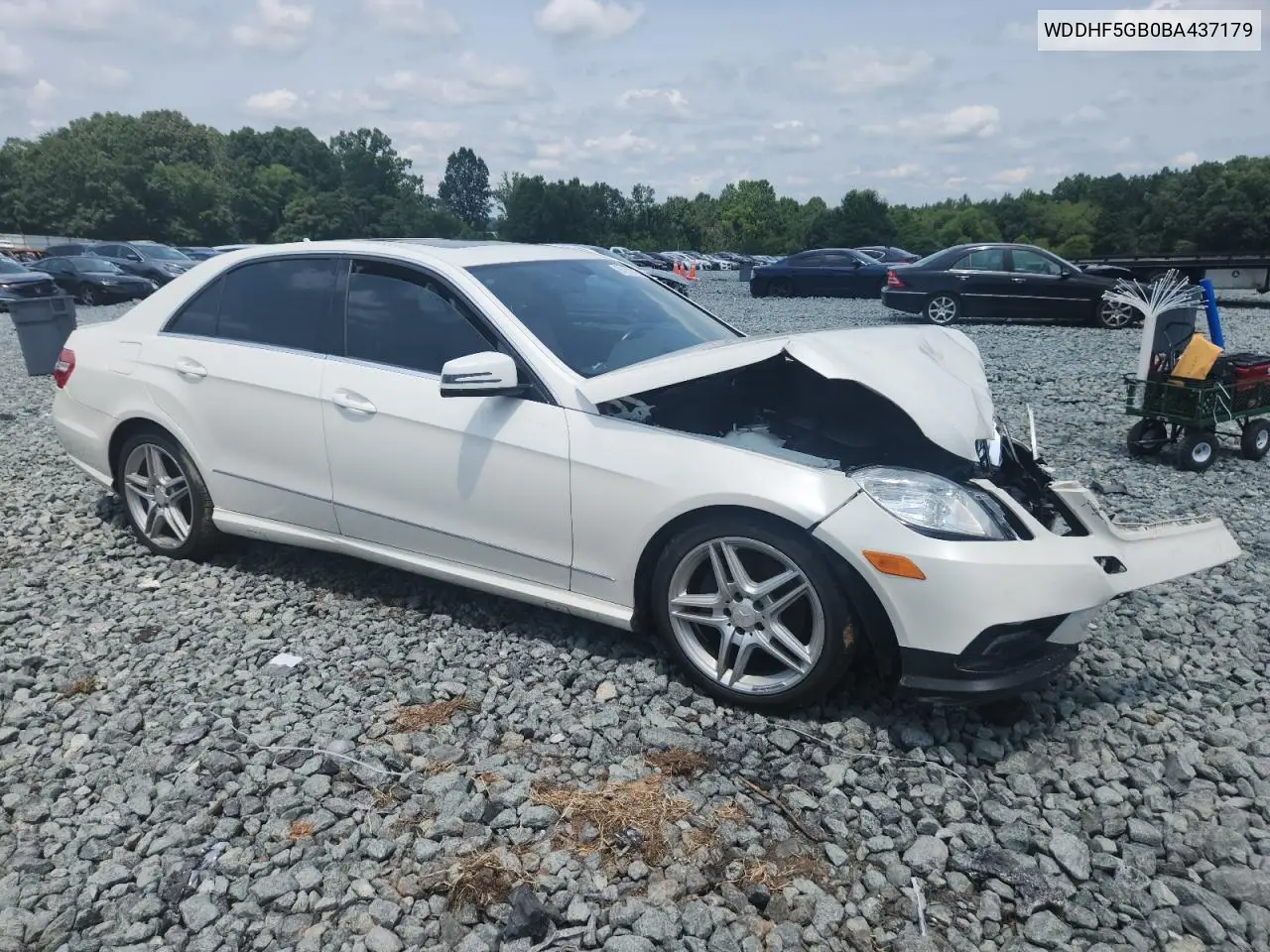 2011 Mercedes-Benz E 350 VIN: WDDHF5GB0BA437179 Lot: 65757115