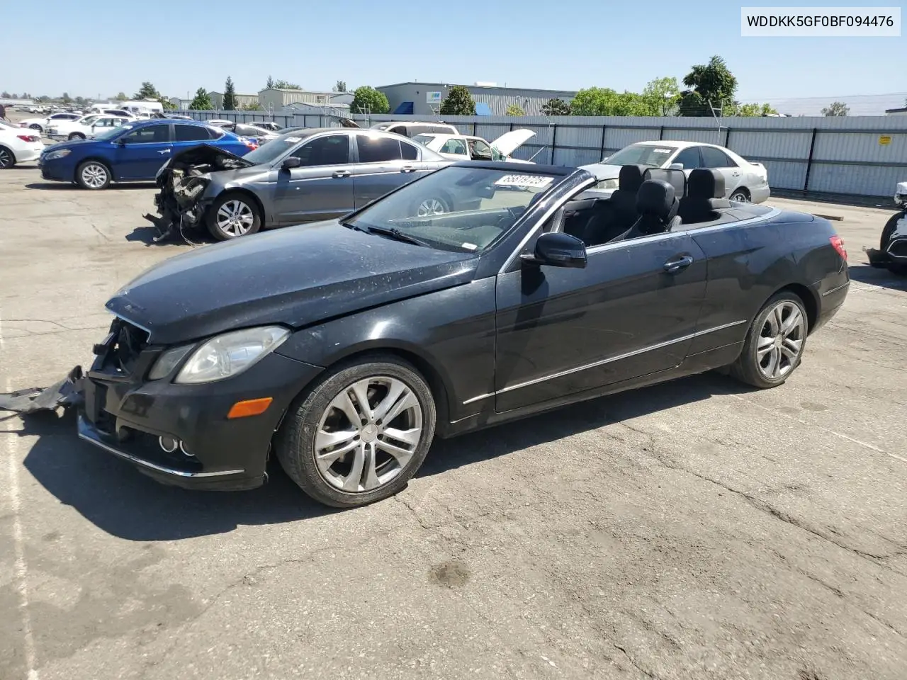 2011 Mercedes-Benz E 350 VIN: WDDKK5GF0BF094476 Lot: 65819725