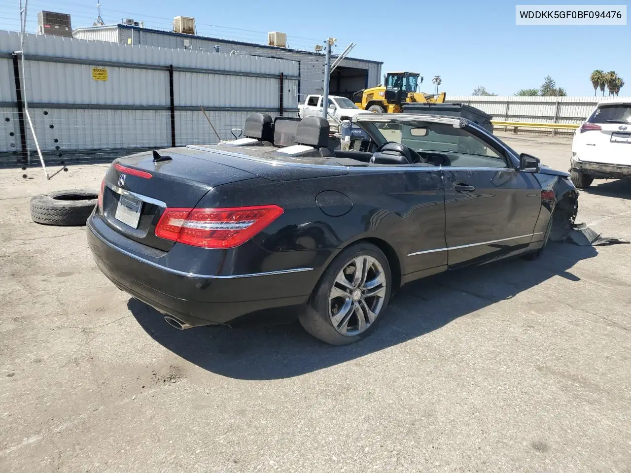 2011 Mercedes-Benz E 350 VIN: WDDKK5GF0BF094476 Lot: 65819725