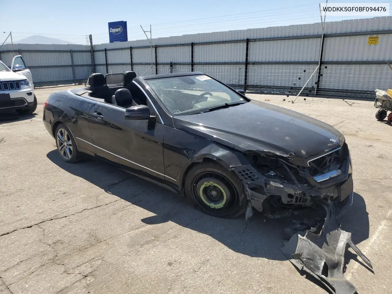 2011 Mercedes-Benz E 350 VIN: WDDKK5GF0BF094476 Lot: 65819725