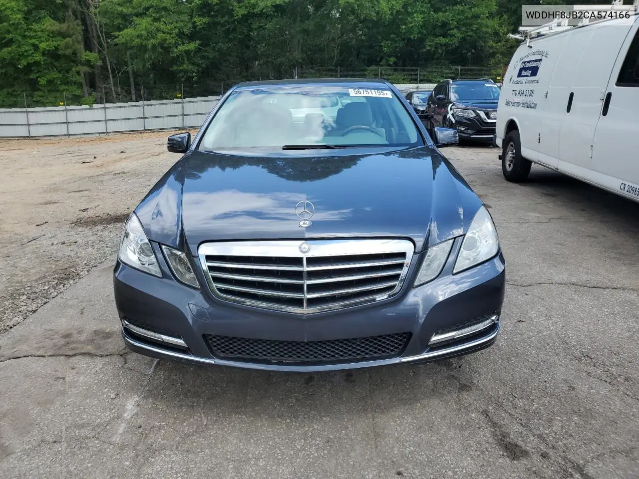 2012 Mercedes-Benz E 350 4Matic VIN: WDDHF8JB2CA574166 Lot: 56751195