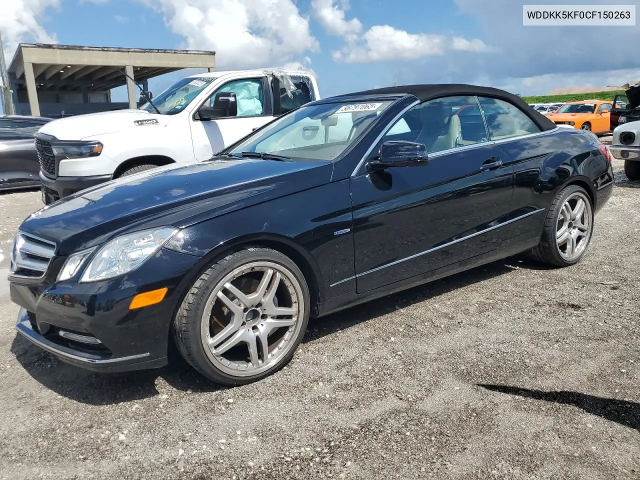 2012 Mercedes-Benz E 350 VIN: WDDKK5KF0CF150263 Lot: 56797065
