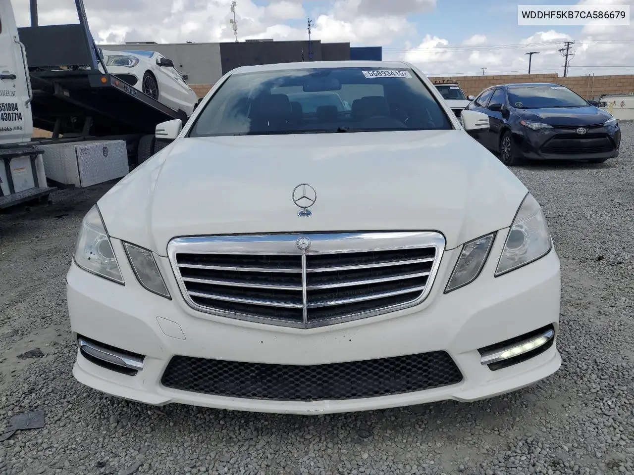 2012 Mercedes-Benz E 350 VIN: WDDHF5KB7CA586679 Lot: 56893415