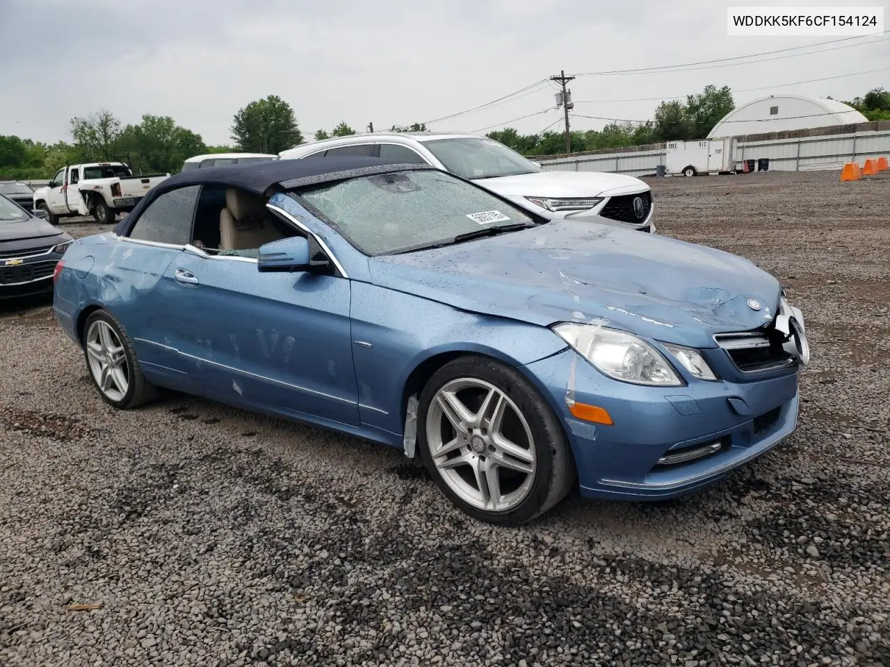 2012 Mercedes-Benz E 350 VIN: WDDKK5KF6CF154124 Lot: 56937195