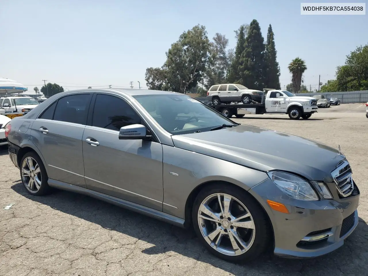 2012 Mercedes-Benz E 350 VIN: WDDHF5KB7CA554038 Lot: 62915125
