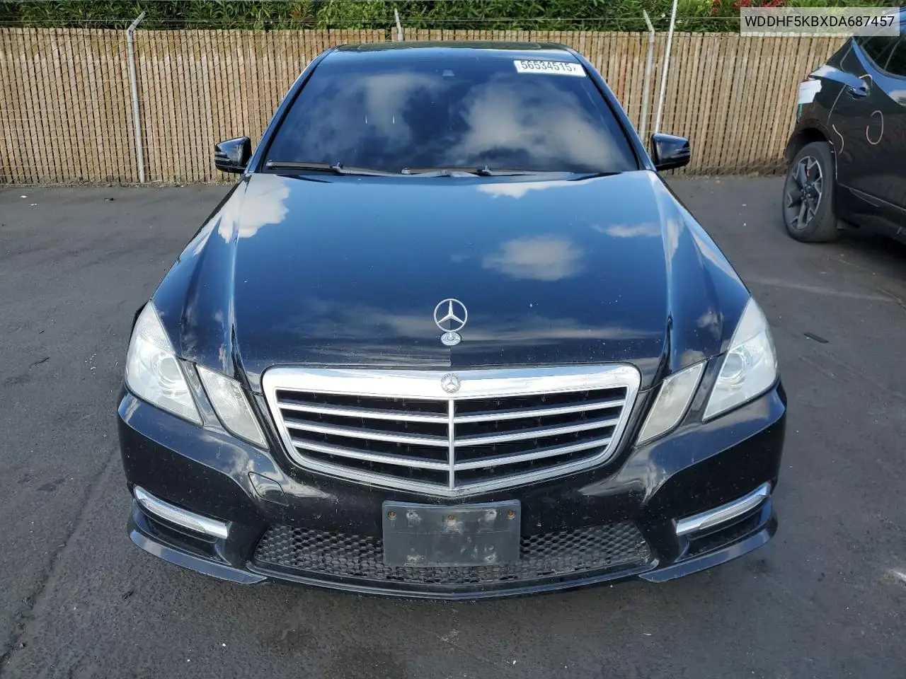 2013 Mercedes-Benz E 350 VIN: WDDHF5KBXDA687457 Lot: 56534515