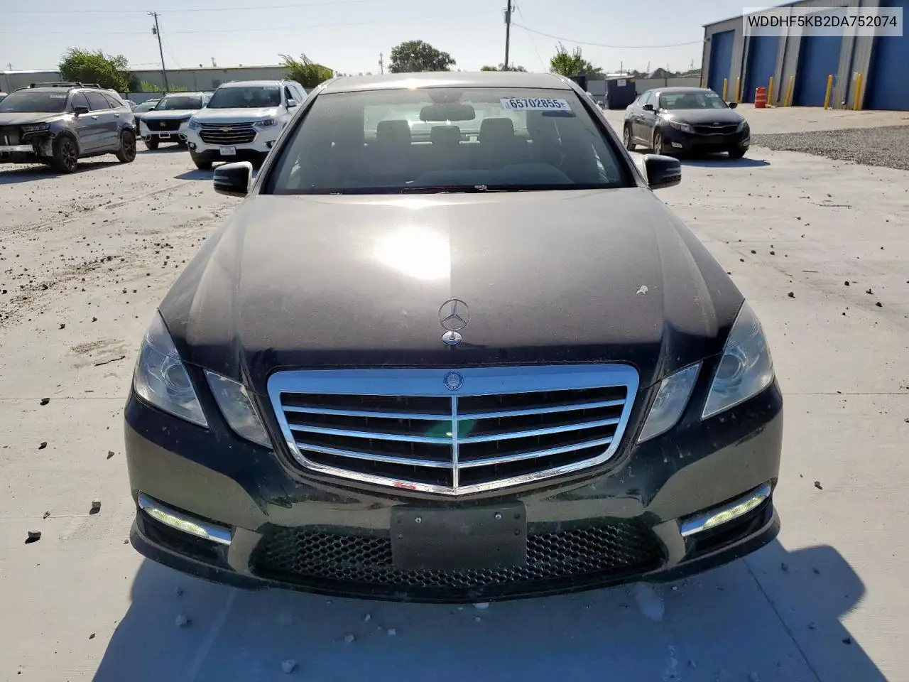 2013 Mercedes-Benz E 350 VIN: WDDHF5KB2DA752074 Lot: 65702855