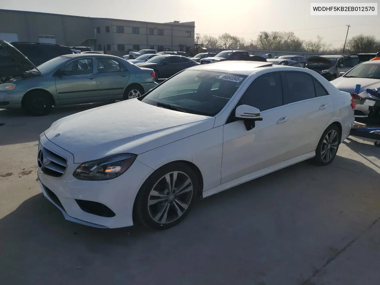 2014 Mercedes-Benz E 350 VIN: WDDHF5KB2EB012570 Lot: 49592345
