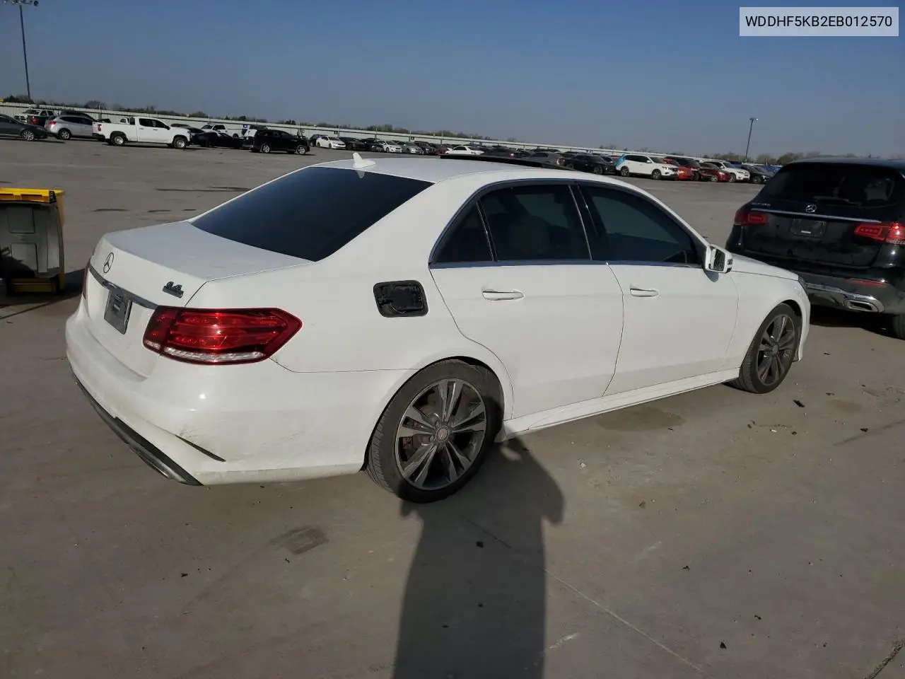 2014 Mercedes-Benz E 350 VIN: WDDHF5KB2EB012570 Lot: 49592345