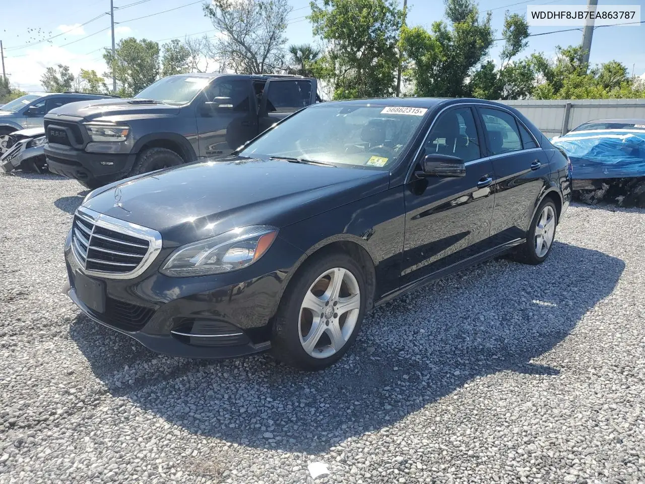 2014 Mercedes-Benz E 350 4Matic VIN: WDDHF8JB7EA863787 Lot: 56862315