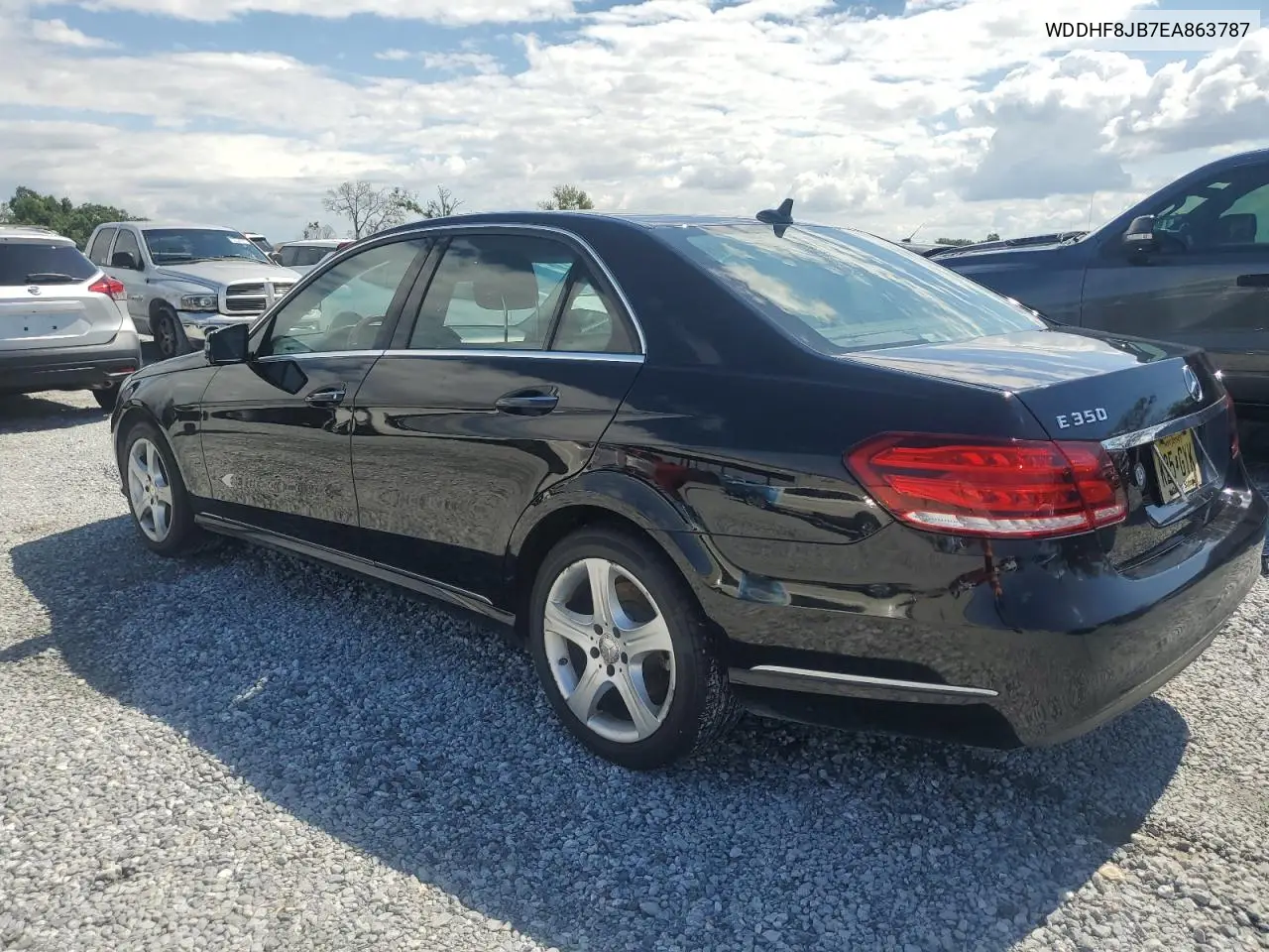 2014 Mercedes-Benz E 350 4Matic VIN: WDDHF8JB7EA863787 Lot: 56862315