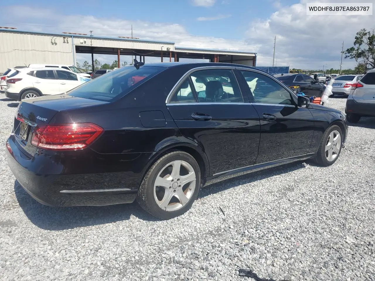 2014 Mercedes-Benz E 350 4Matic VIN: WDDHF8JB7EA863787 Lot: 56862315