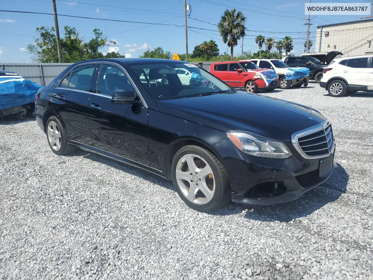 2014 Mercedes-Benz E 350 4Matic VIN: WDDHF8JB7EA863787 Lot: 56862315