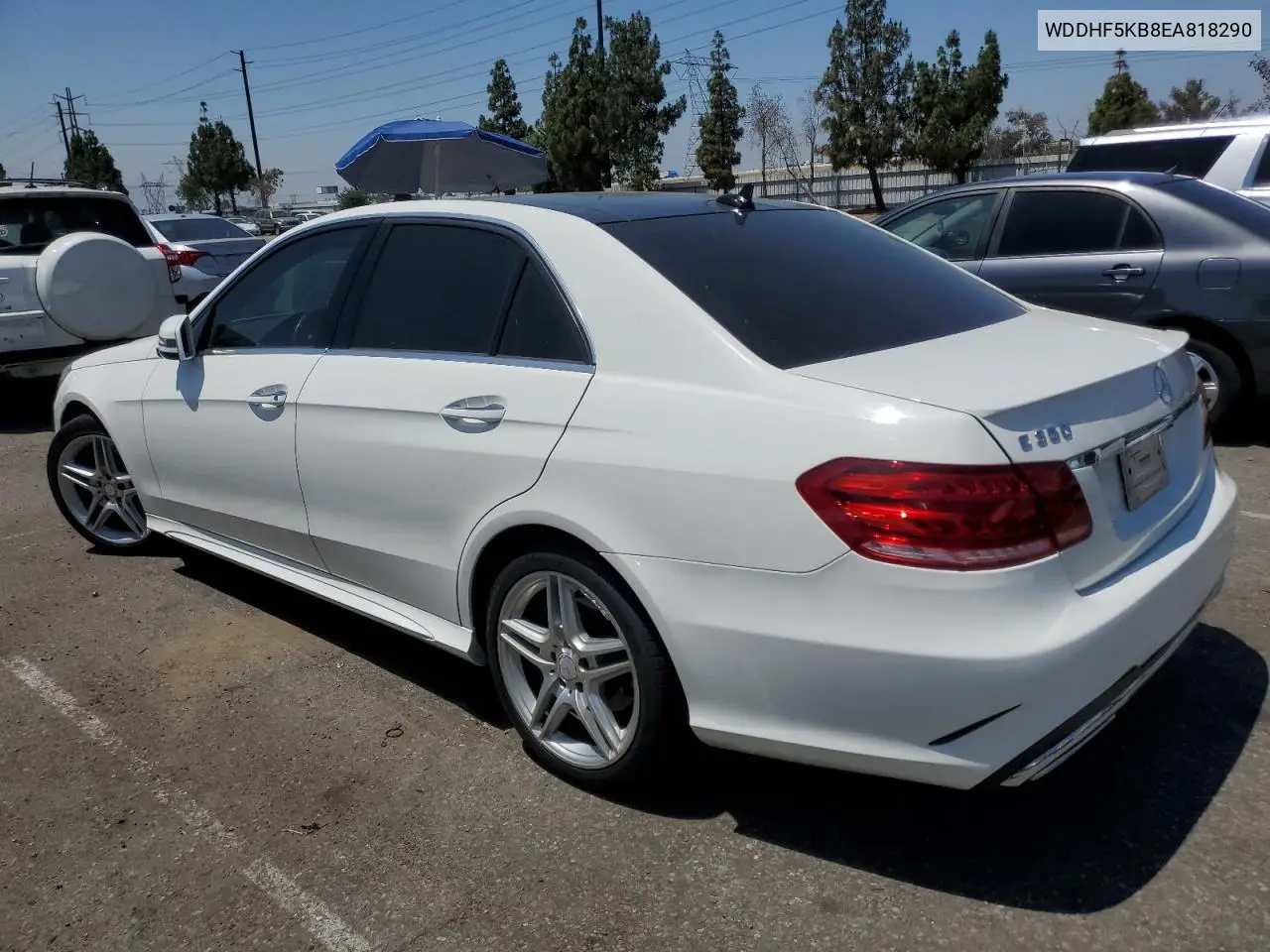2014 Mercedes-Benz E 350 VIN: WDDHF5KB8EA818290 Lot: 62786005