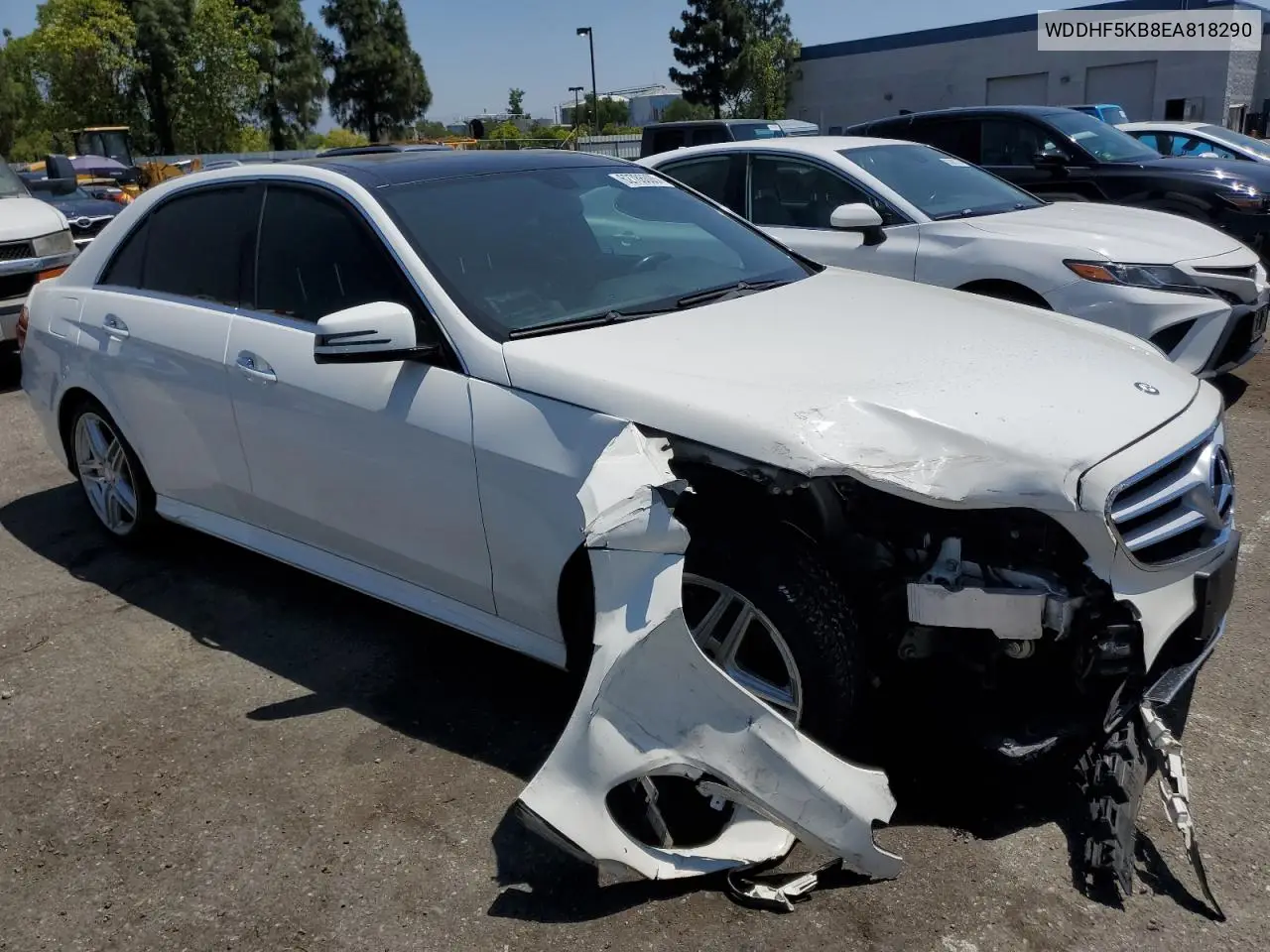2014 Mercedes-Benz E 350 VIN: WDDHF5KB8EA818290 Lot: 62786005