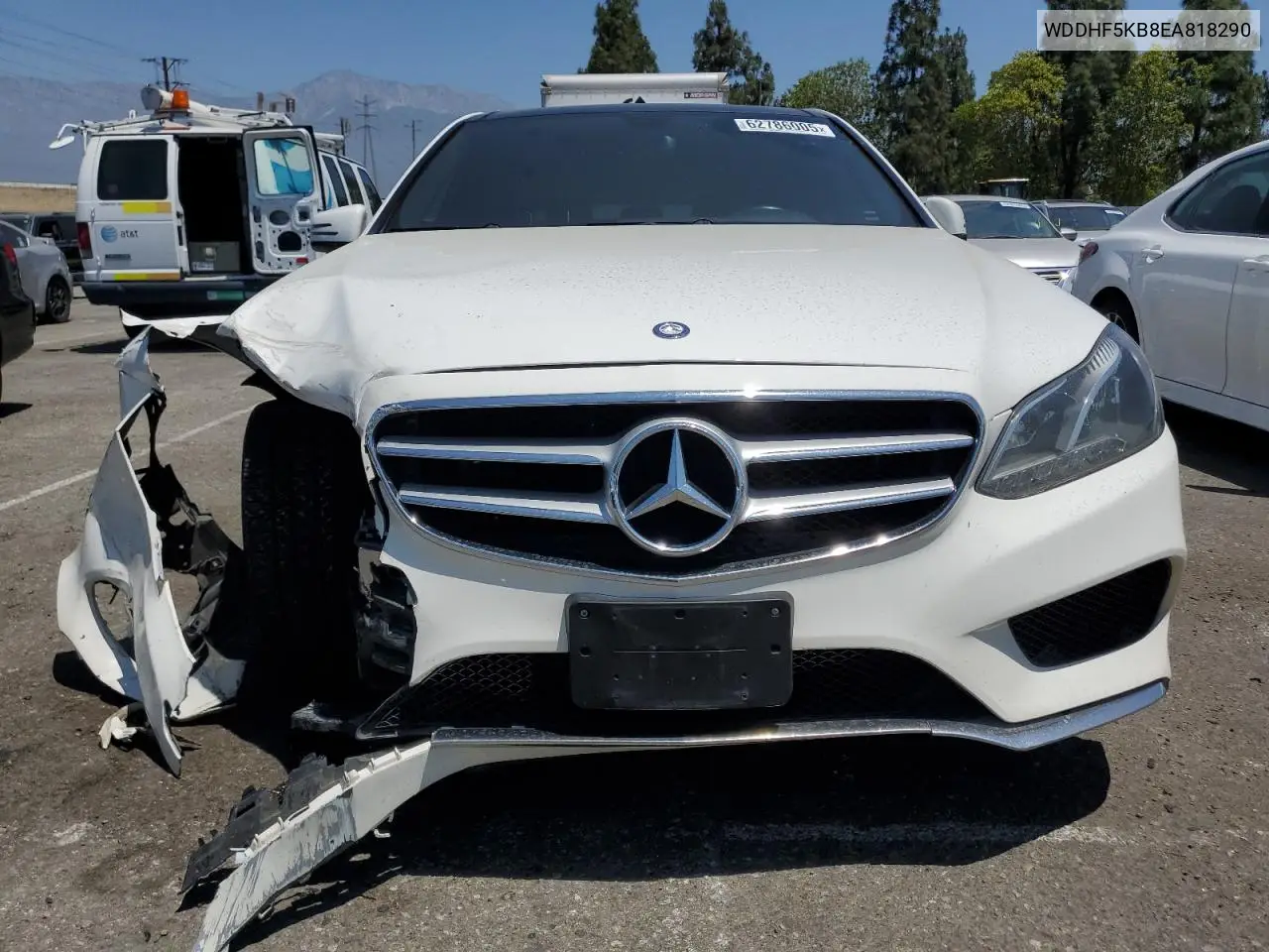 2014 Mercedes-Benz E 350 VIN: WDDHF5KB8EA818290 Lot: 62786005