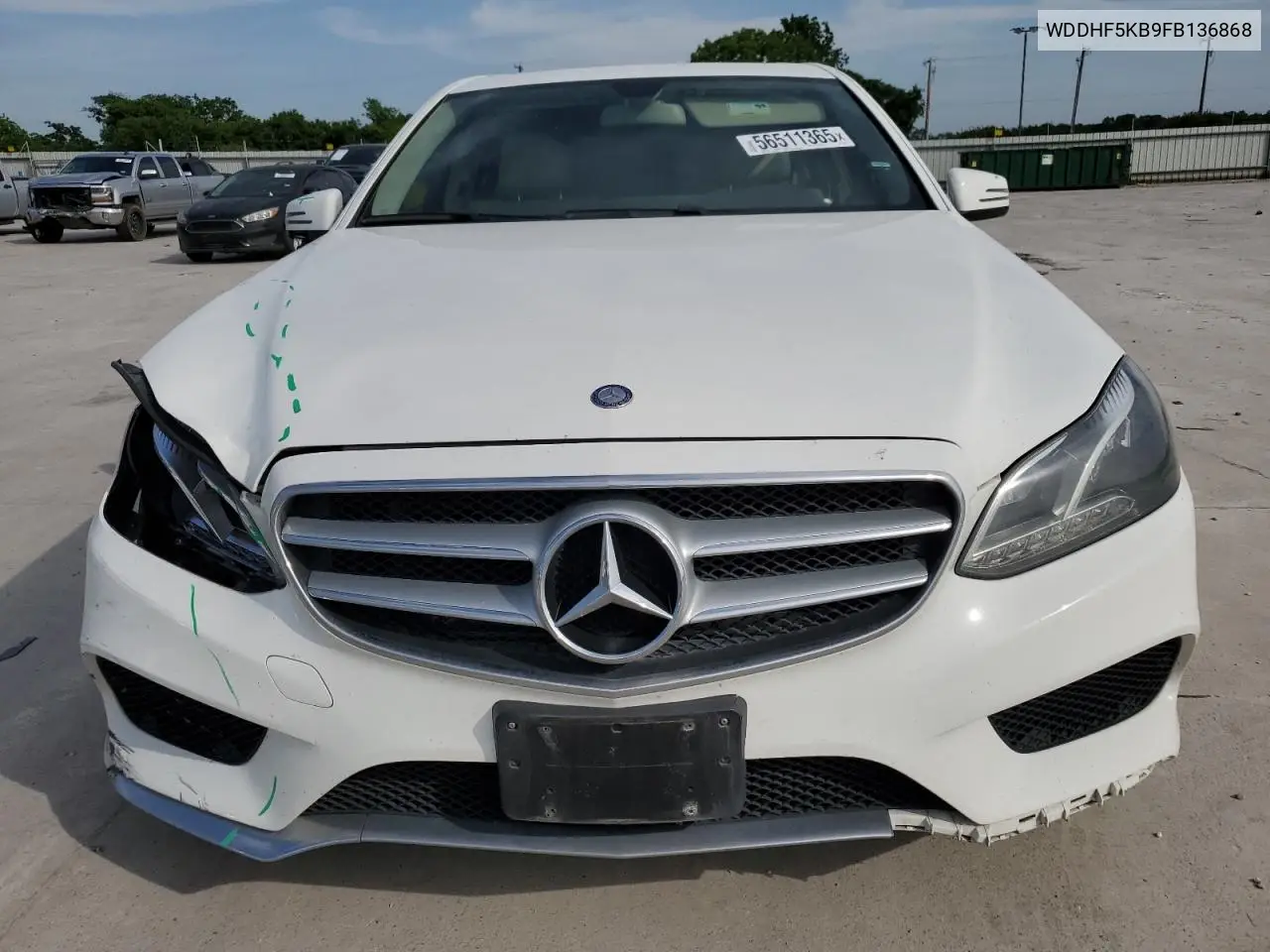 2015 Mercedes-Benz E 350 VIN: WDDHF5KB9FB136868 Lot: 56511365