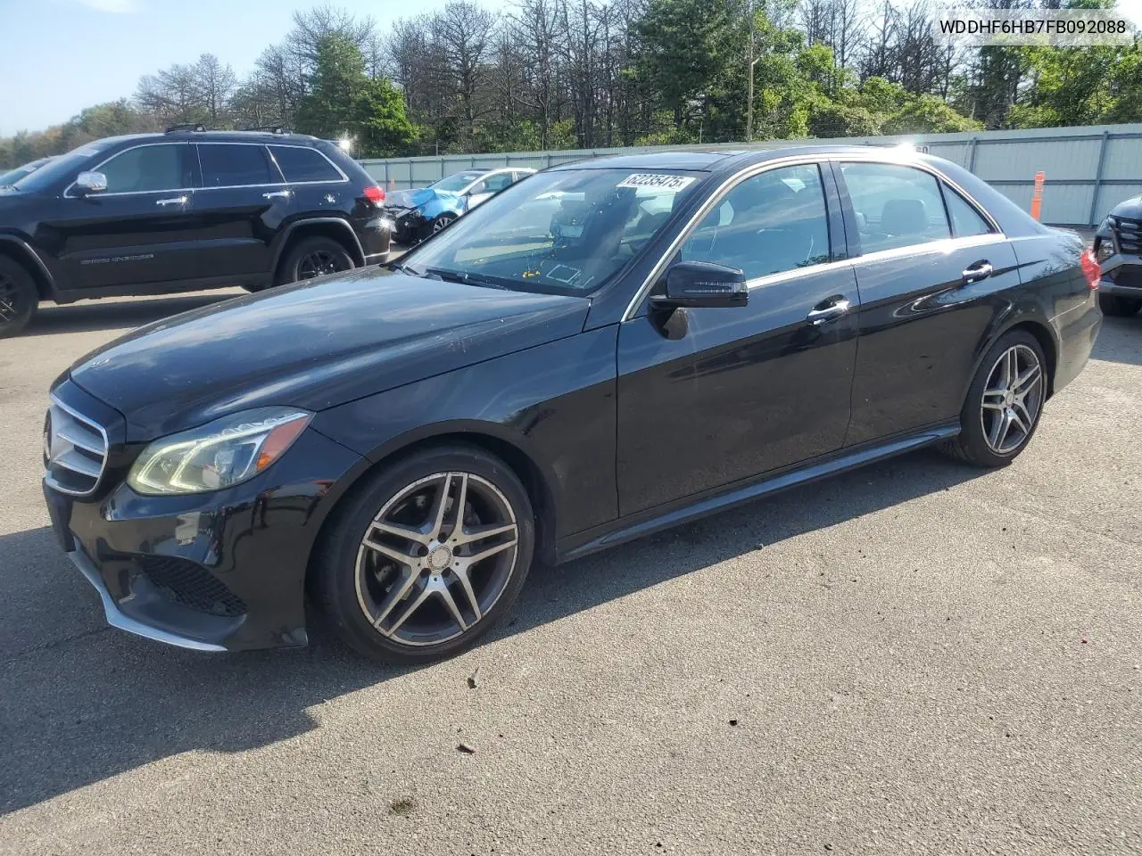 2015 Mercedes-Benz E 400 4Matic VIN: WDDHF6HB7FB092088 Lot: 62235475