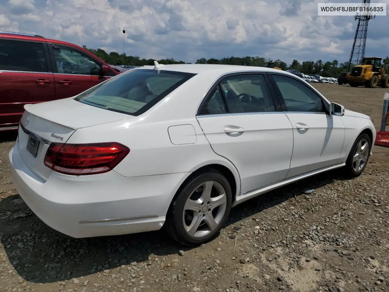 2015 Mercedes-Benz E 350 4Matic VIN: WDDHF8JB8FB166835 Lot: 62650295