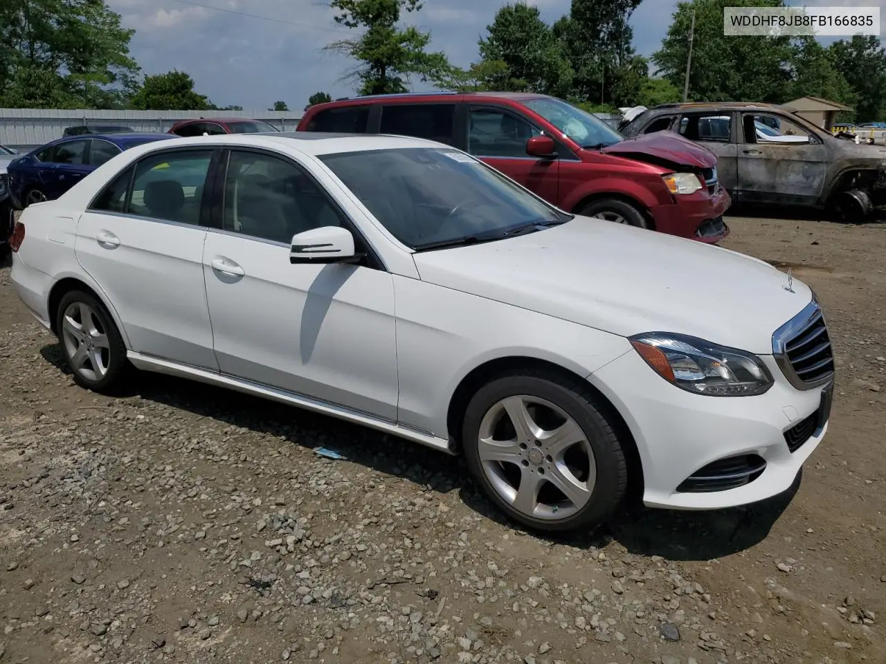 2015 Mercedes-Benz E 350 4Matic VIN: WDDHF8JB8FB166835 Lot: 62650295