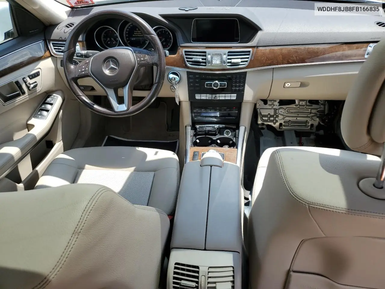 2015 Mercedes-Benz E 350 4Matic VIN: WDDHF8JB8FB166835 Lot: 62650295