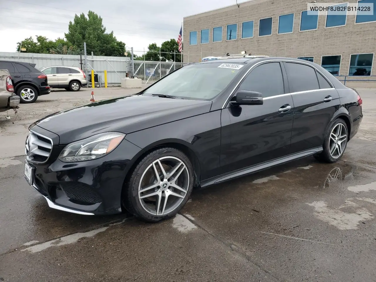 2015 Mercedes-Benz E 350 4Matic VIN: WDDHF8JB2FB114228 Lot: 62962035