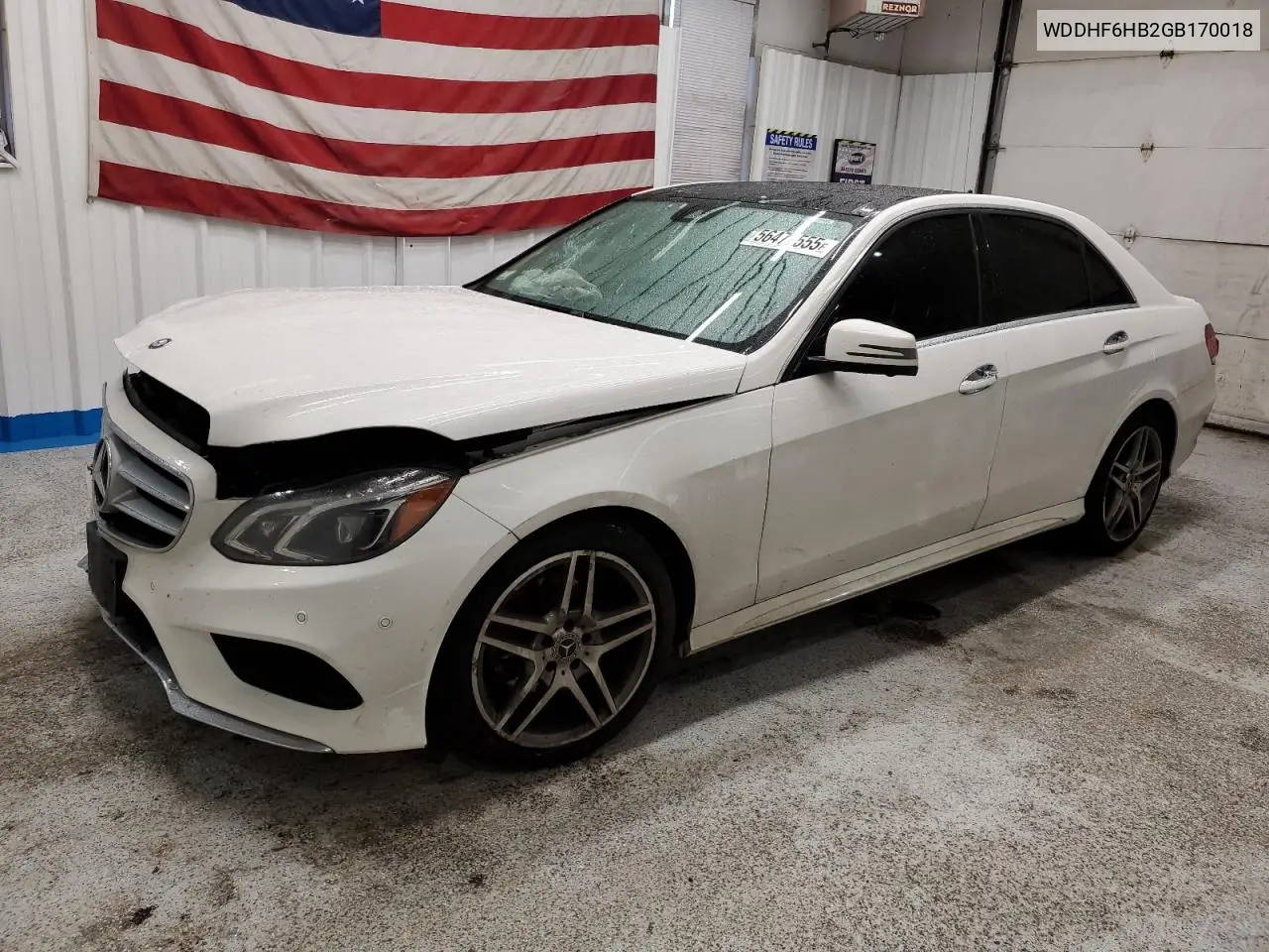 2016 Mercedes-Benz E 400 4Matic VIN: WDDHF6HB2GB170018 Lot: 56477555