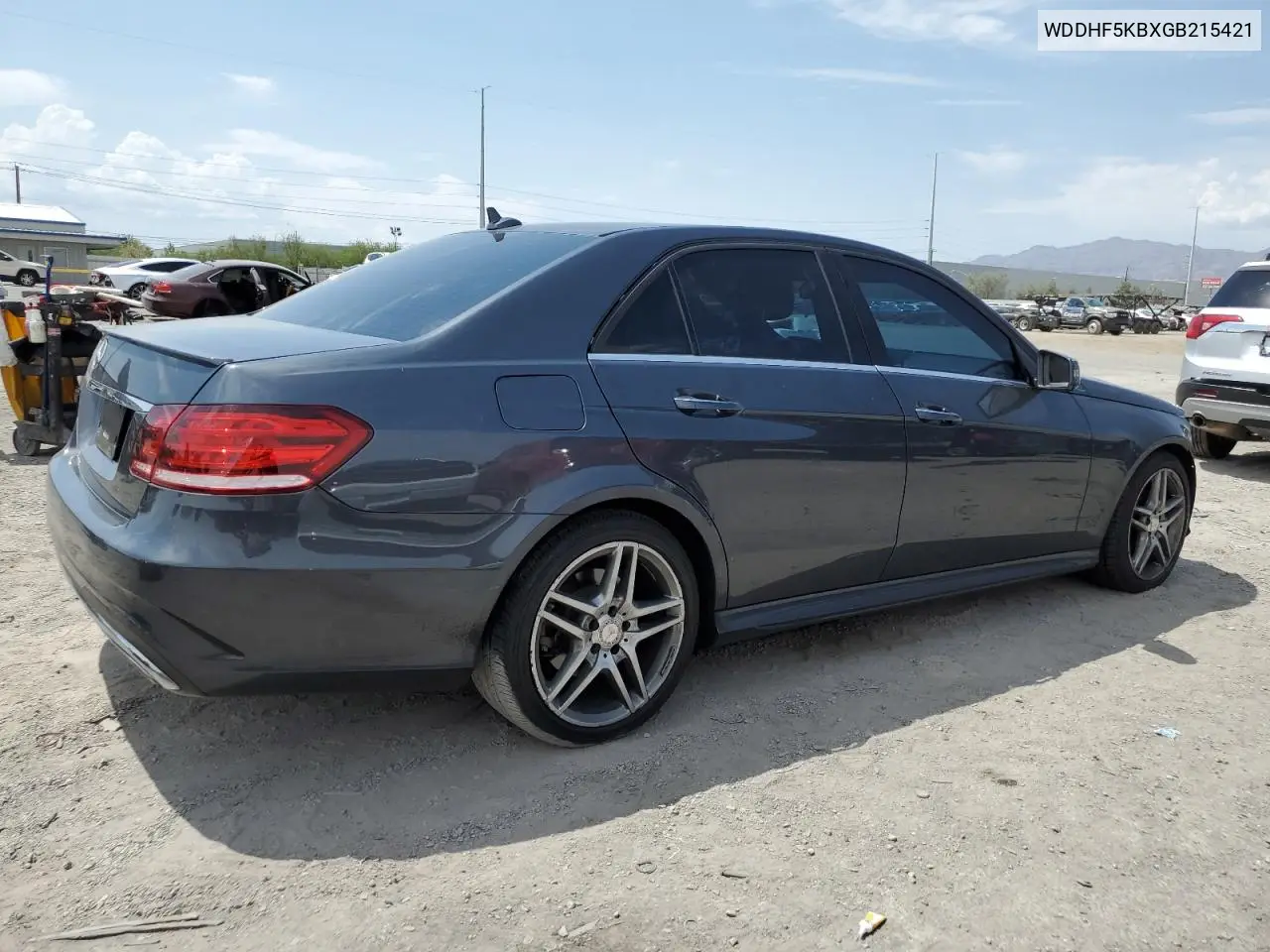 2016 Mercedes-Benz E 350 VIN: WDDHF5KBXGB215421 Lot: 65208085