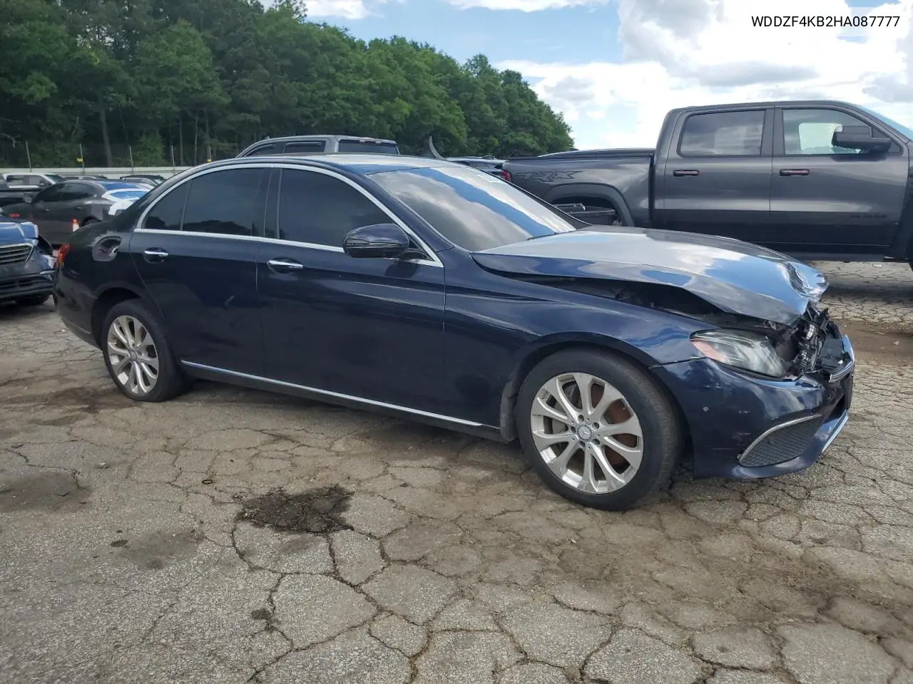2017 Mercedes-Benz E 300 4Matic VIN: WDDZF4KB2HA087777 Lot: 56567485
