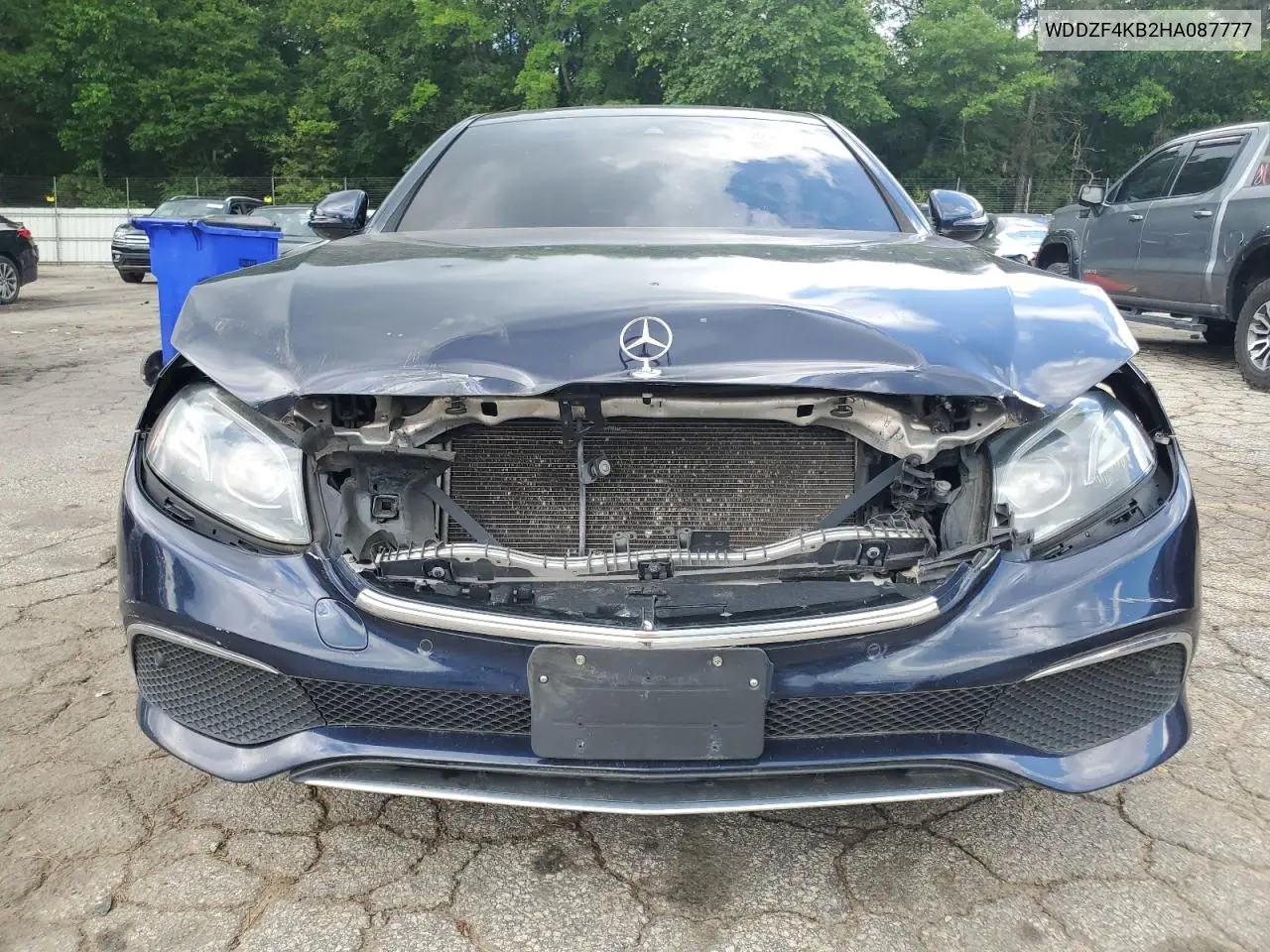 2017 Mercedes-Benz E 300 4Matic VIN: WDDZF4KB2HA087777 Lot: 56567485