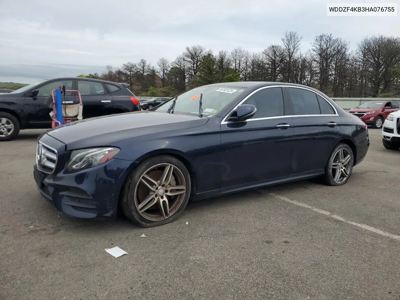 2017 Mercedes-Benz E 300 4Matic VIN: WDDZF4KB3HA076755 Lot: 56703125