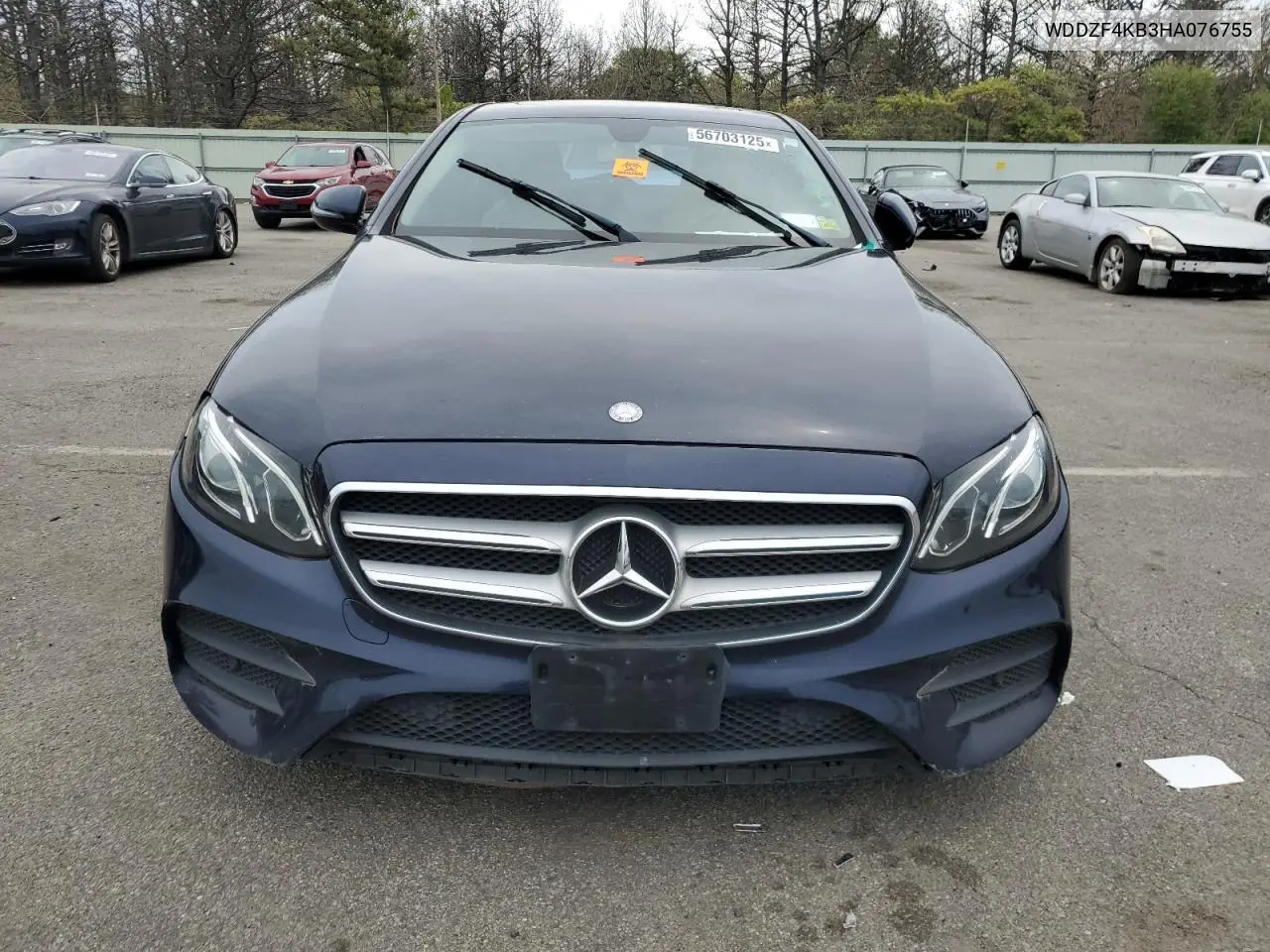2017 Mercedes-Benz E 300 4Matic VIN: WDDZF4KB3HA076755 Lot: 56703125