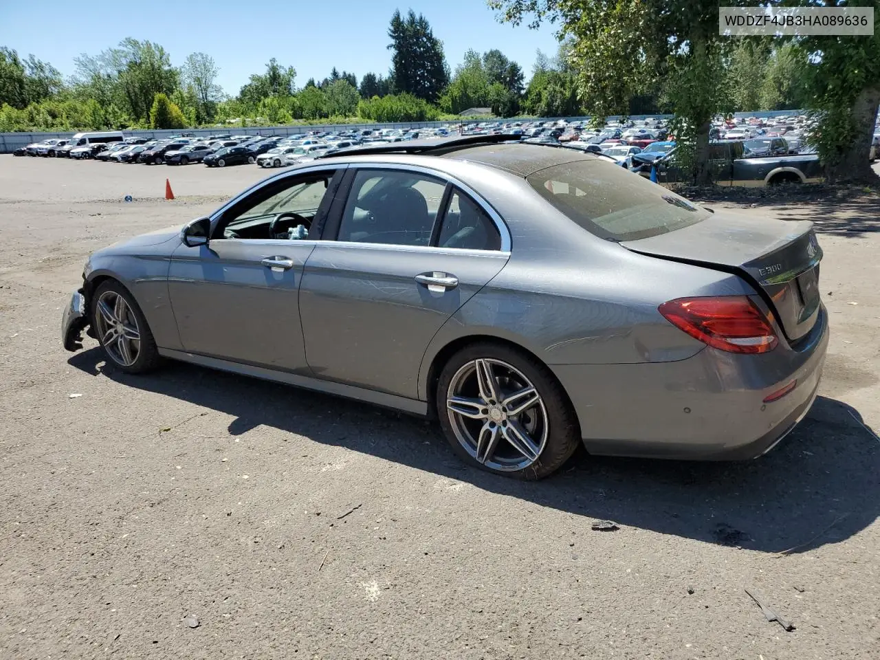 2017 Mercedes-Benz E 300 VIN: WDDZF4JB3HA089636 Lot: 64859985