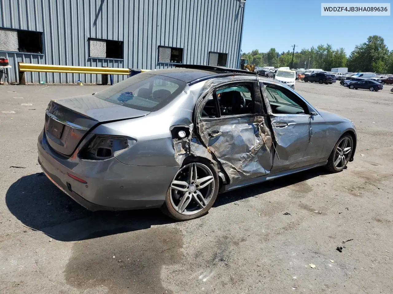 2017 Mercedes-Benz E 300 VIN: WDDZF4JB3HA089636 Lot: 64859985