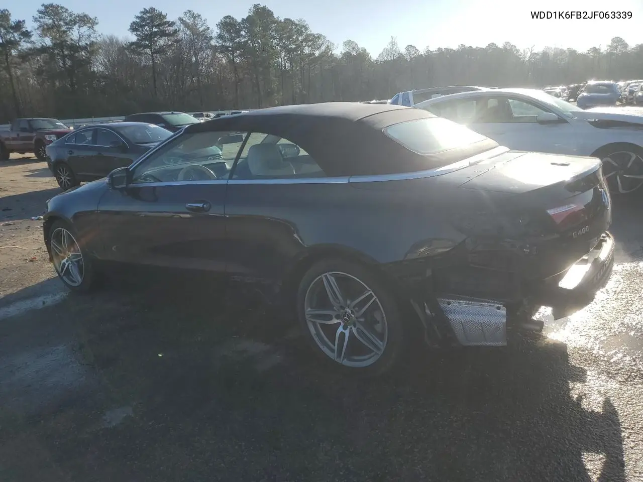 2018 Mercedes-Benz E 400 VIN: WDD1K6FB2JF063339 Lot: 48275995