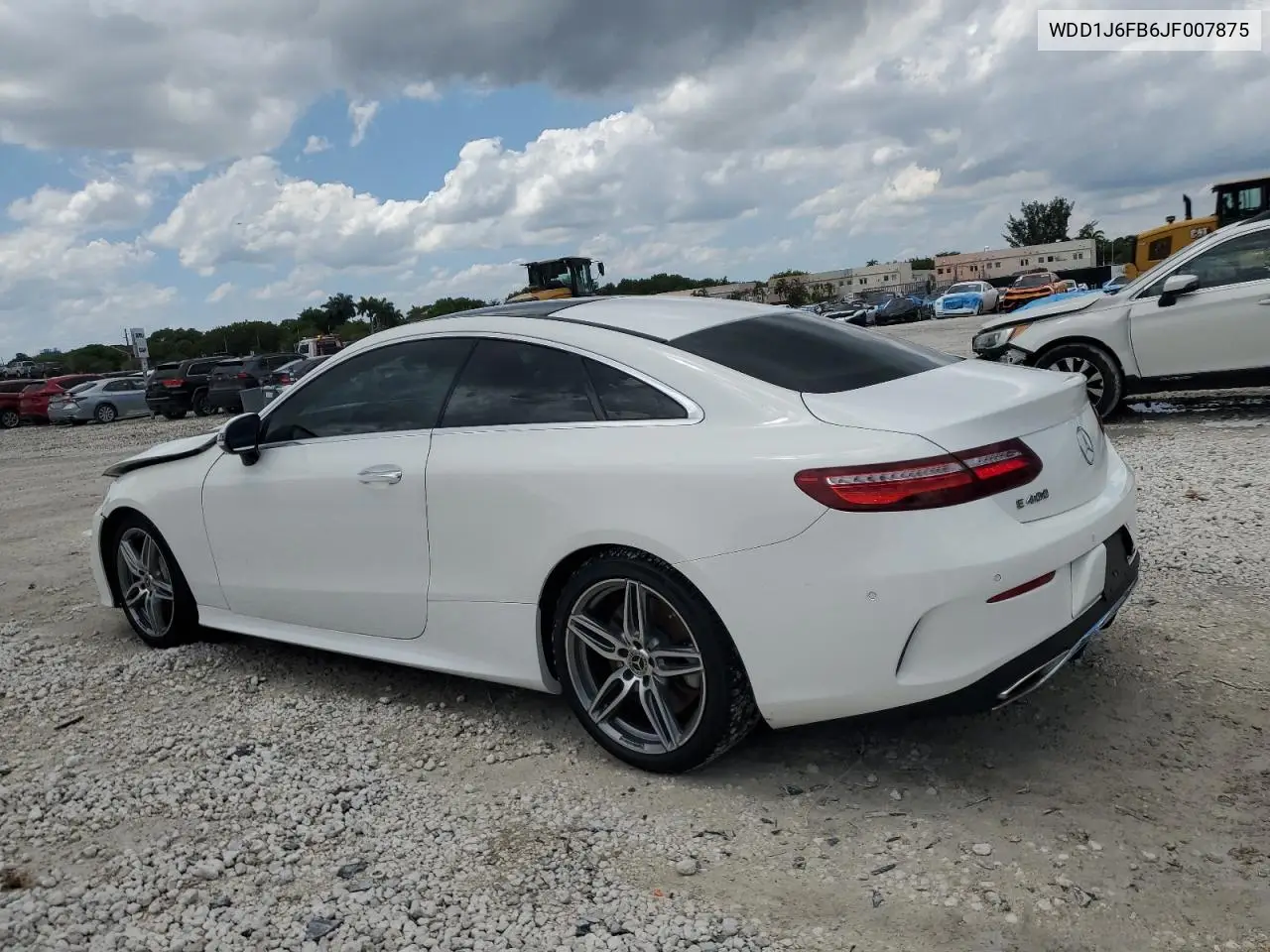 2018 Mercedes-Benz E 400 VIN: WDD1J6FB6JF007875 Lot: 56743405