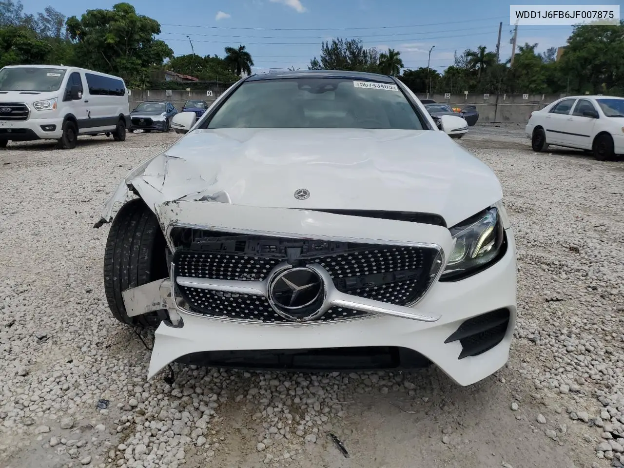 2018 Mercedes-Benz E 400 VIN: WDD1J6FB6JF007875 Lot: 56743405